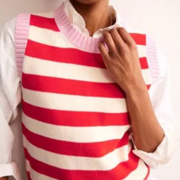 Boden Hotch Potch Cotton Vest - Picture 2 of 12